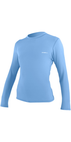 2026 O'Neill Mujer Basic Skins Camiseta De Manga Larga Con Protección Solar 5720 - Azurine